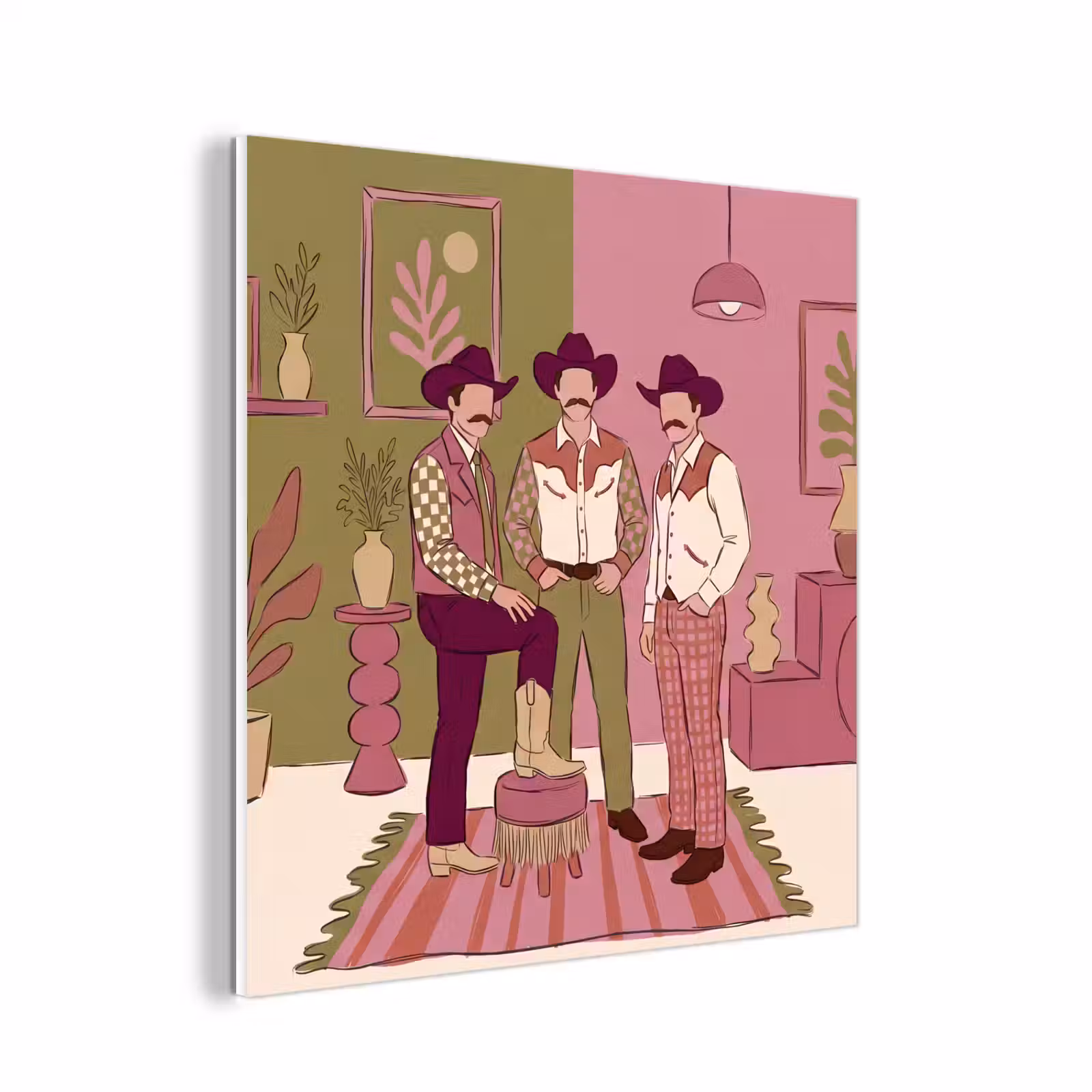 Forex - Mensen - Mannen - Hoeden - Retro - Interieur — 1