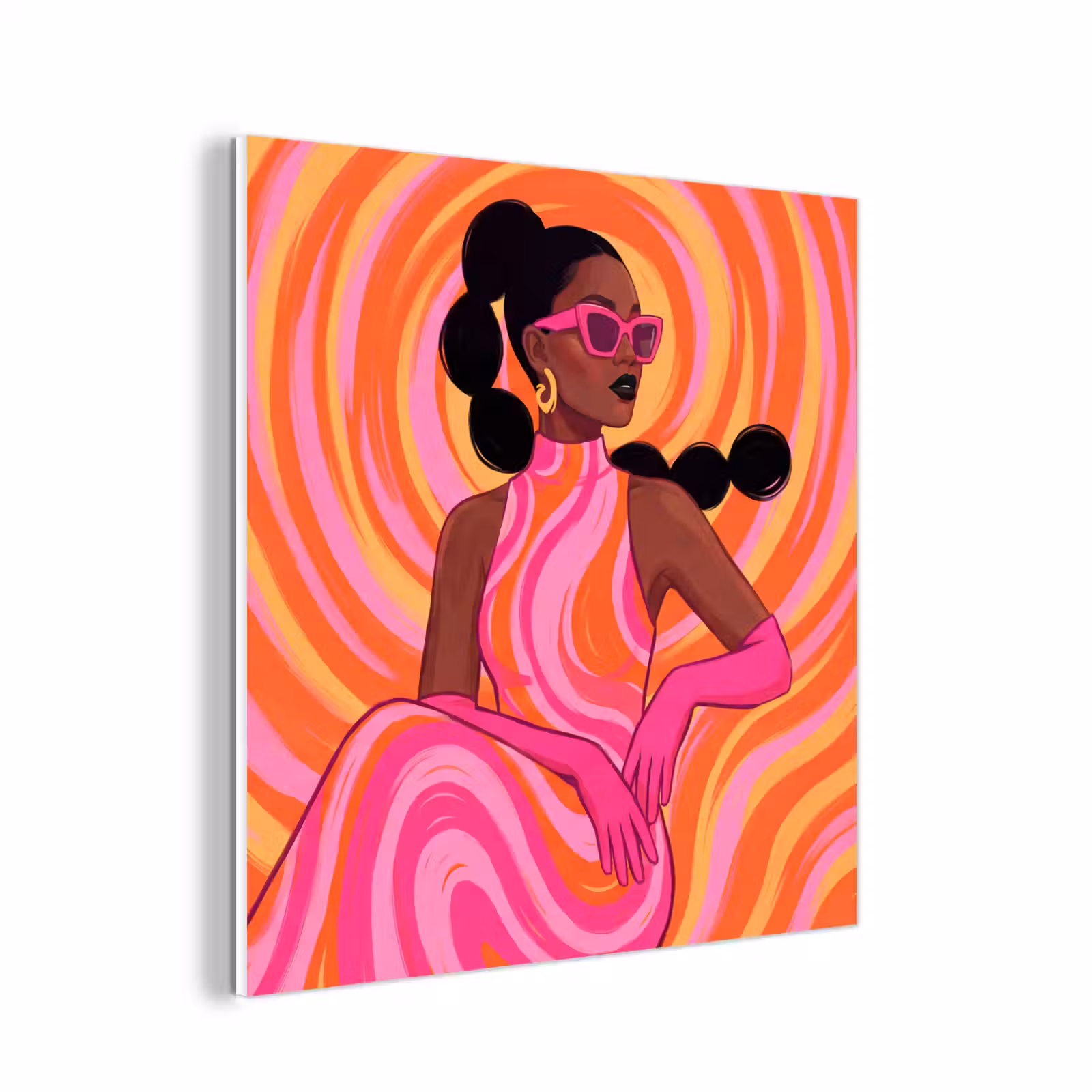 Forex - Vrouw - Portret - Kunst - Abstract - Roze — 1