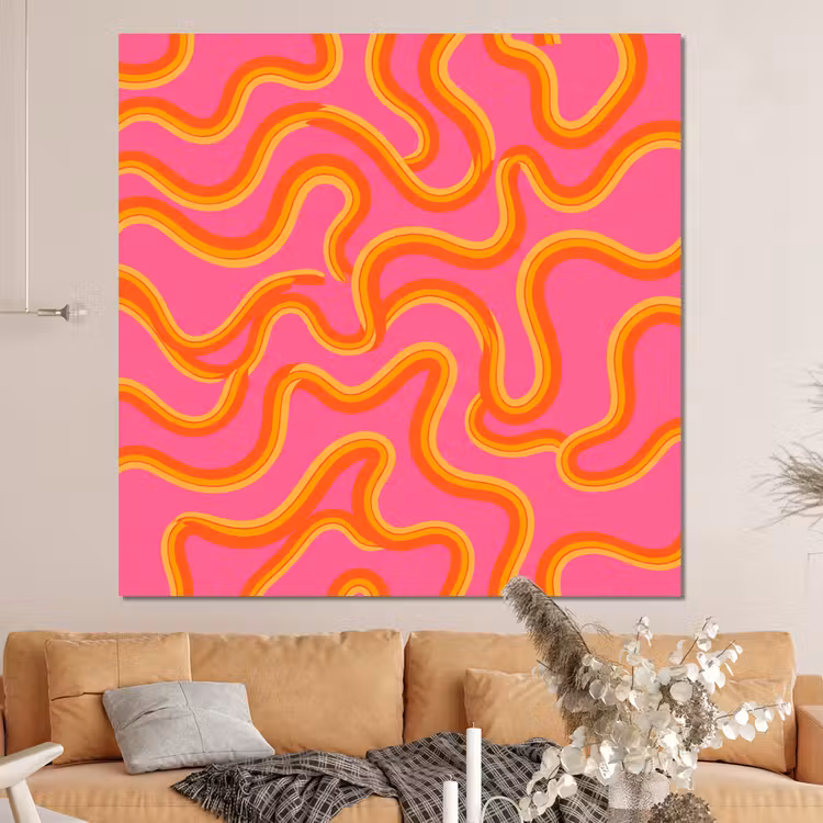 Forex - Abstract - Golvende lijnen - Modern - Kleurrijk — 4