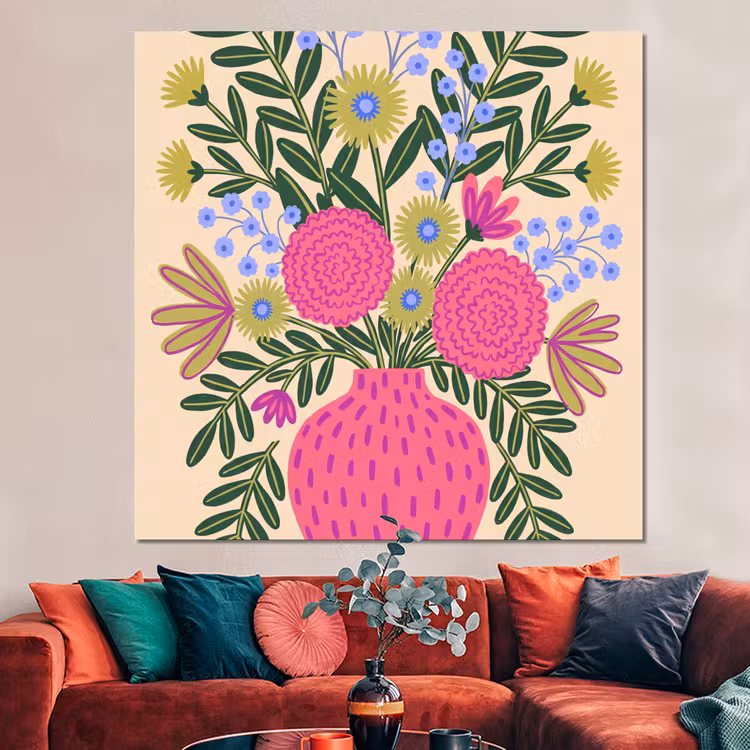 Forex - Bloemen - Boeket - Natuur - Abstract - Roze — 3
