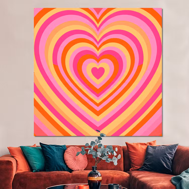 Forex - Hart - Concentrisch - Abstract - Liefde - Kleurrijk — 3