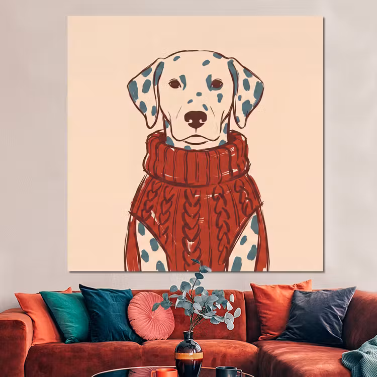 Forex - Hond - Trui - Winter - Dieren - Rood — 3