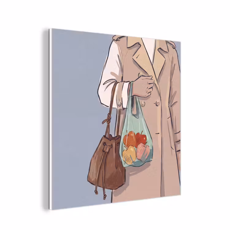 Forex - Mensen - Boodschappen - Stadsleven - Modern - Kleurrijk — 1