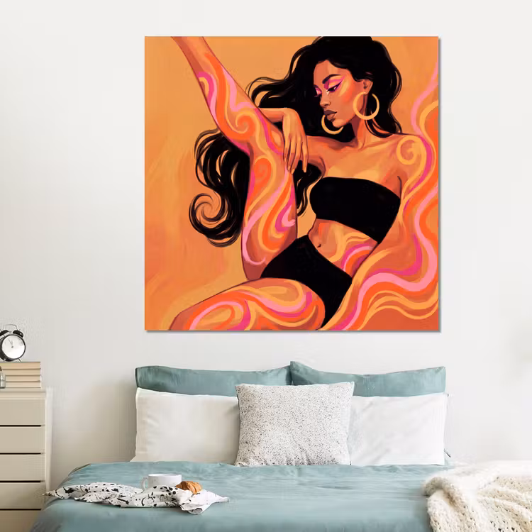 Forex - Vrouw - Portret - Abstract - Modern - Kleurrijk — 2