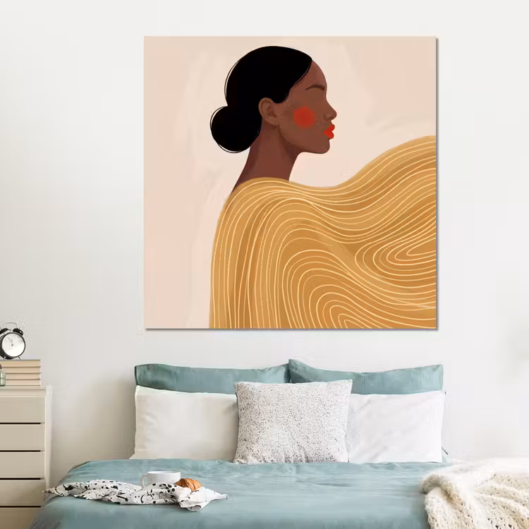 Forex - Vrouw - Profiel - Modern - Abstract - Kunst — 2