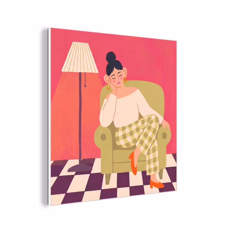 Forex - Vrouw - Rust - Interieur - Modern - Kunst — 1