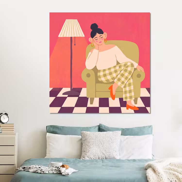 Forex - Vrouw - Rust - Interieur - Modern - Kunst — 2