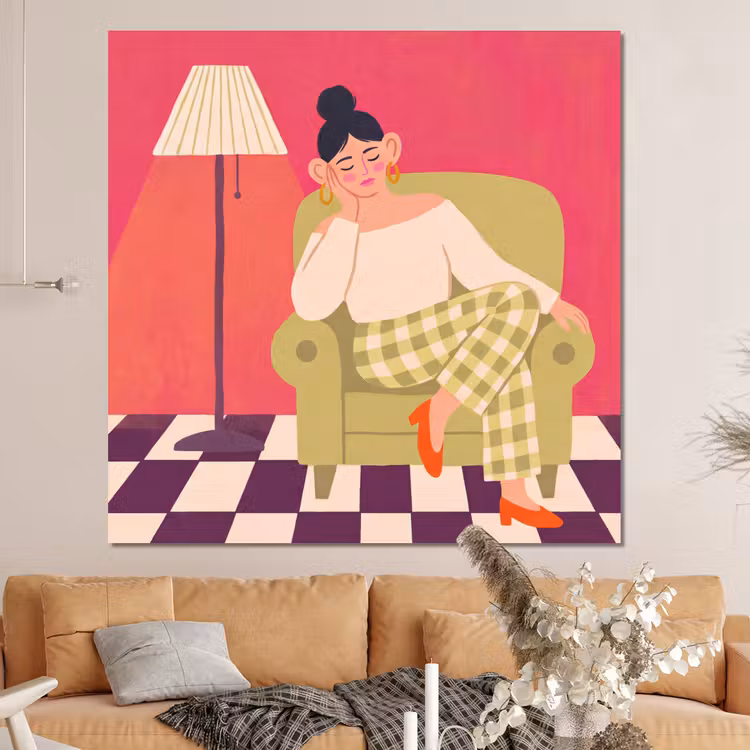Forex - Vrouw - Rust - Interieur - Modern - Kunst — 4