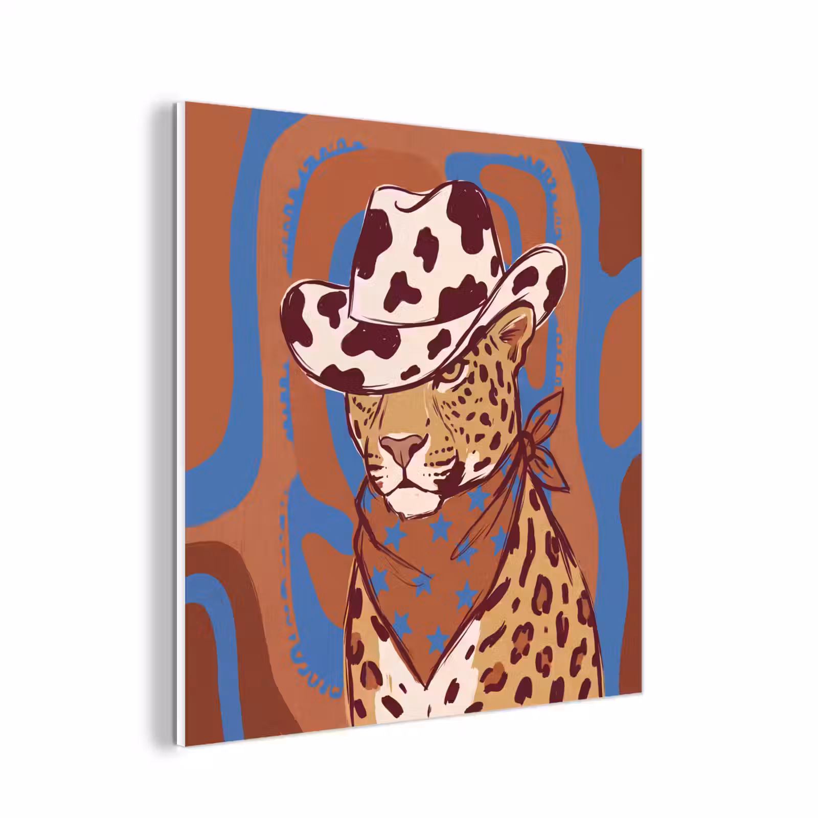 Forex - Dieren - Cowboyhoed - Modern - Illustratie - Bruin — 1