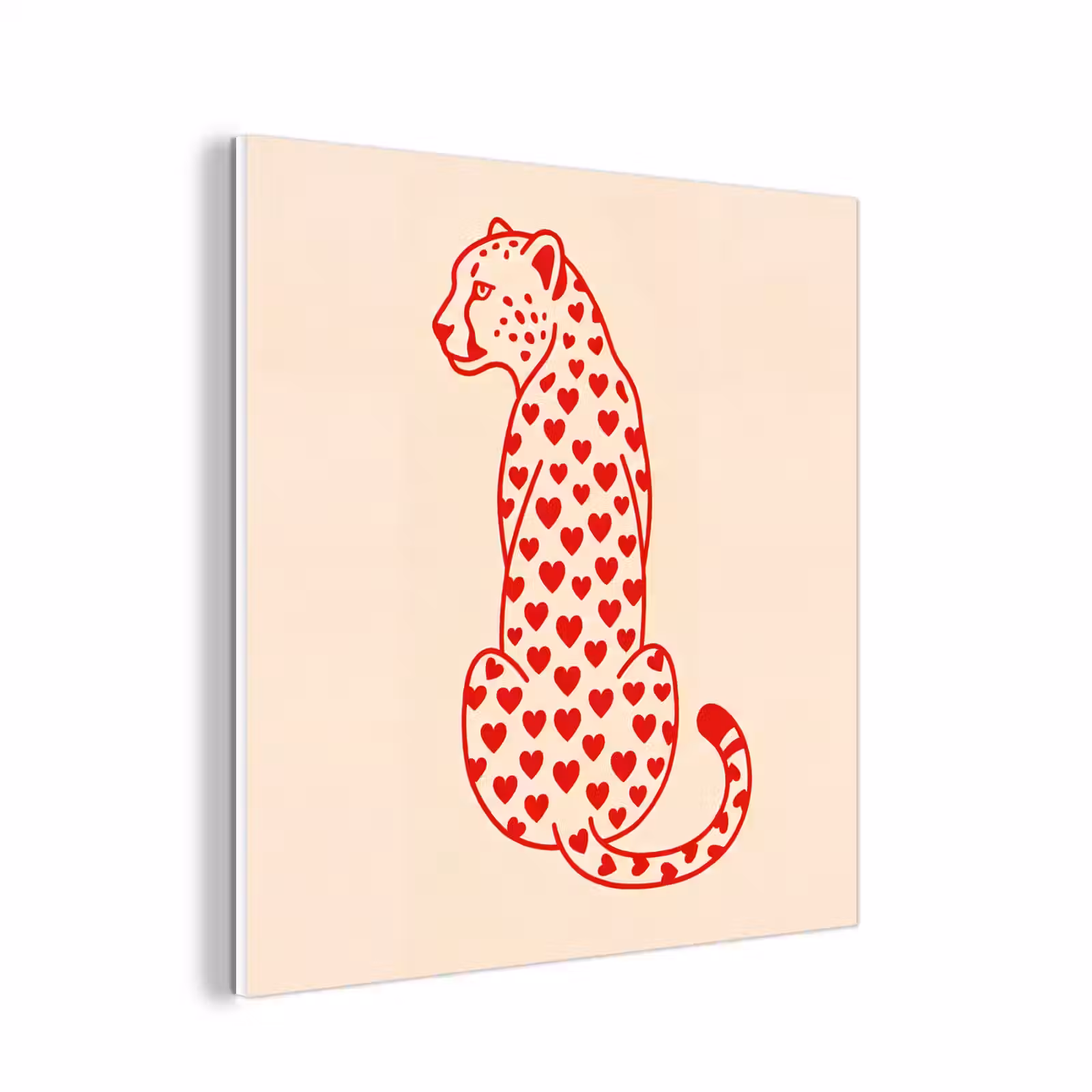 Forex - Kat - Harten - Dieren - Modern - Rood — 1