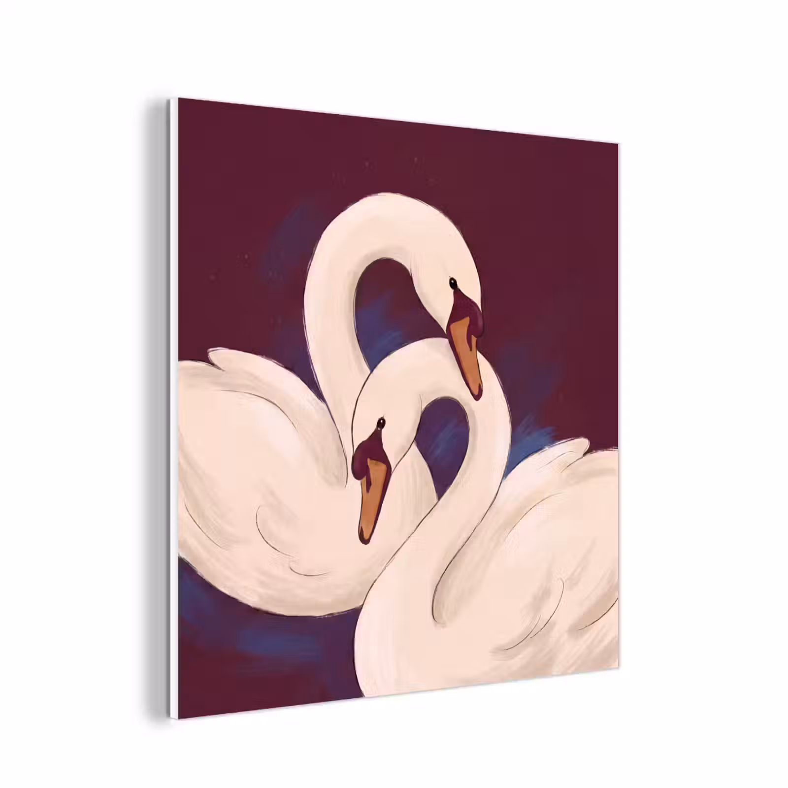 Forex - Vogel - Koppel - Liefde - Abstract - Wit — 1