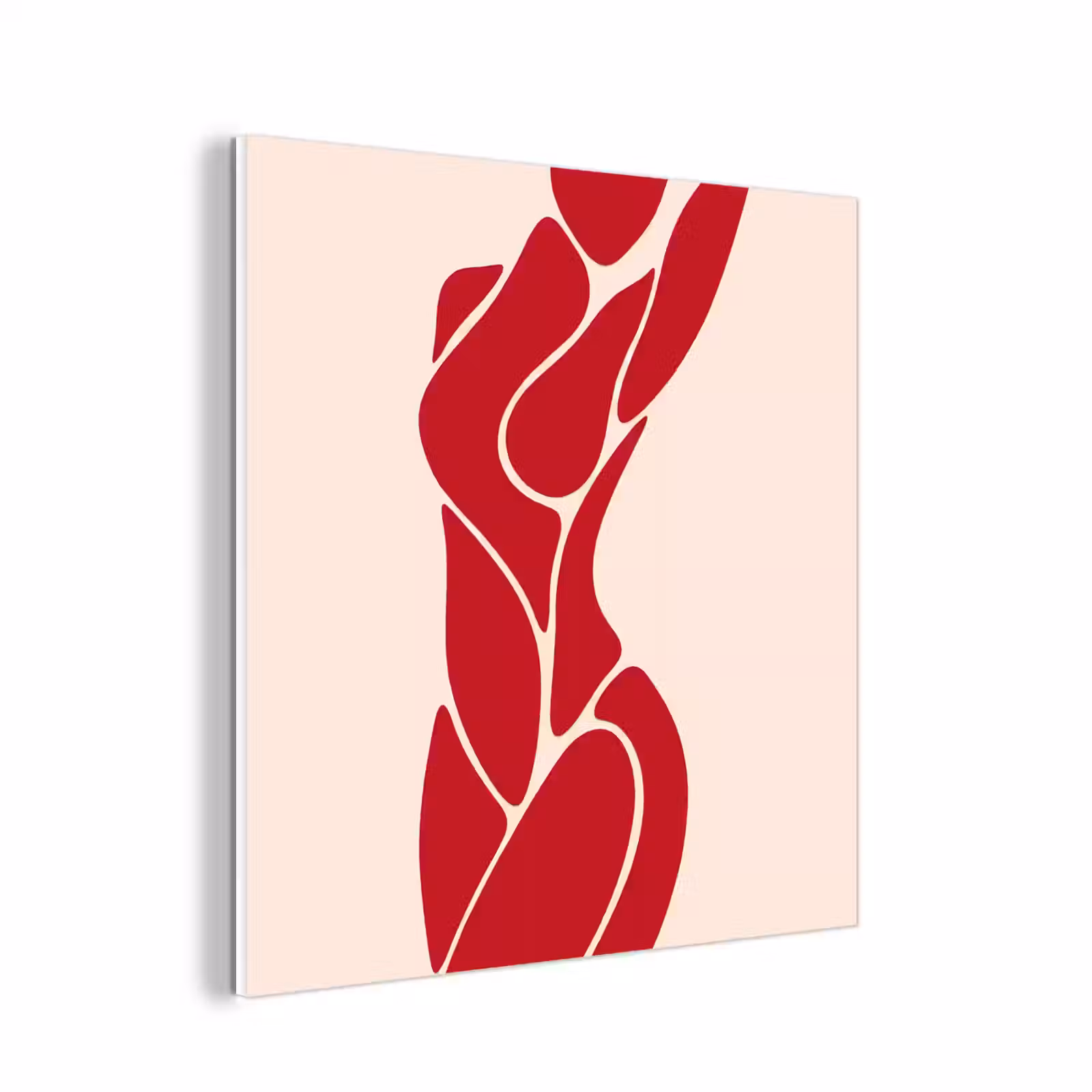 Forex - Vrouw - Figuur - Abstract - Modern - Rood — 1