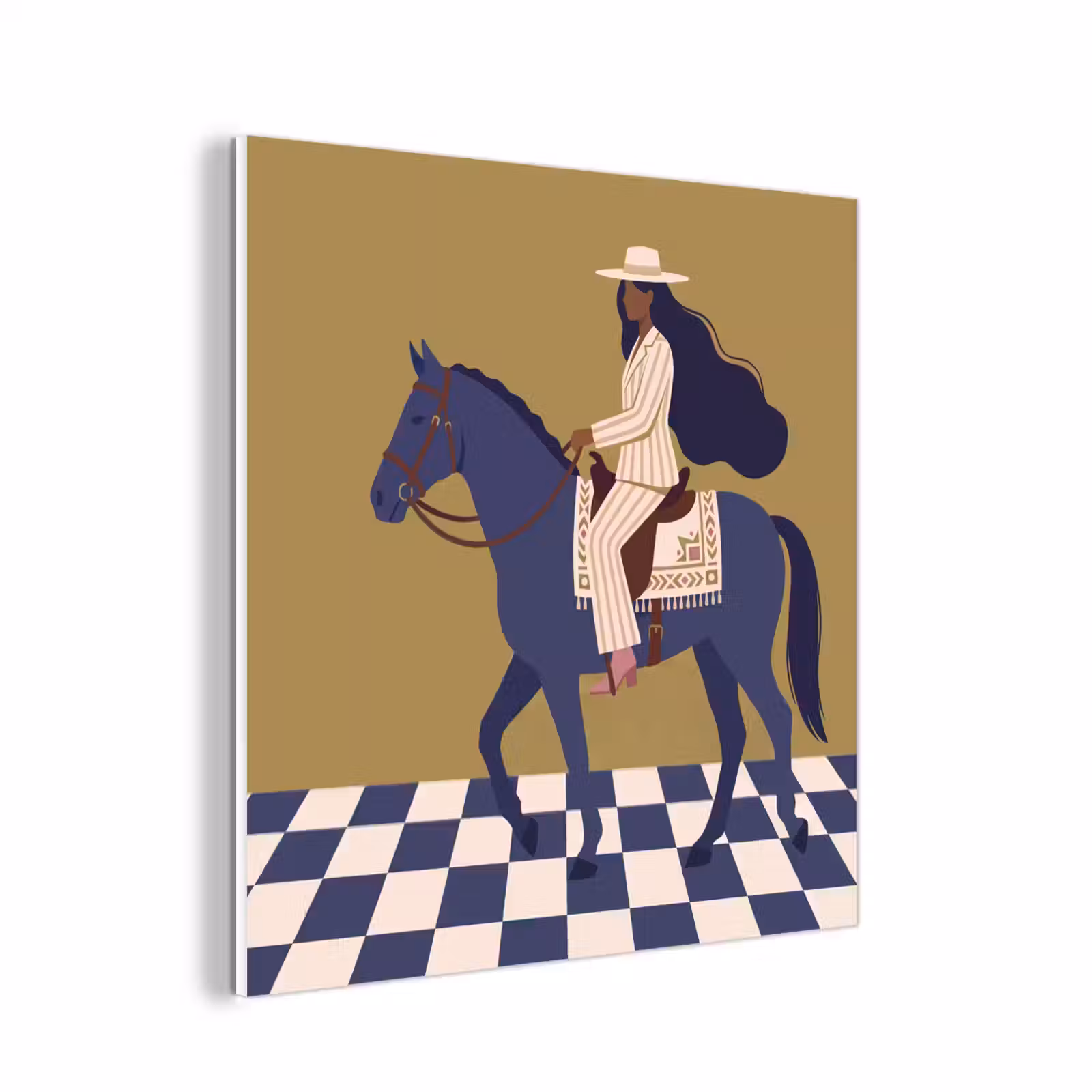 Forex - Vrouw - Paard - Rijden - Modern - Abstract — 1