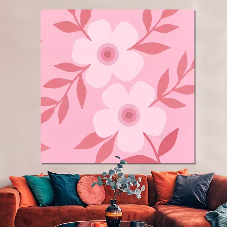 Forex - Bloemen - Abstract - Modern - Roze - Natuur — 3