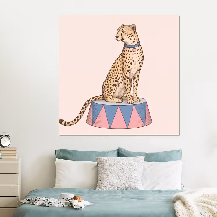 Forex - Dieren - Circus - Illustratie - Vintage - Roze — 2