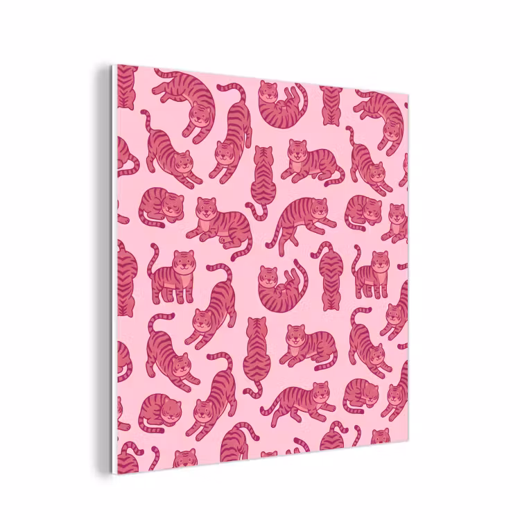 Forex - Dieren - Patroon - Roze - Speels - Cartoon — 1