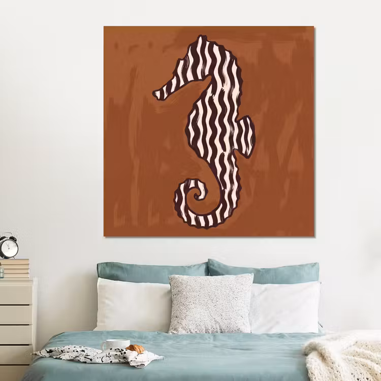 Forex - Dieren - Zeepaardje - Abstract - Bruin - Strepen — 2
