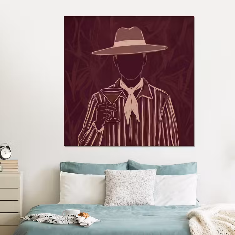 Forex - Mens - Hoed - Cocktail - Abstract - Bruin — 2