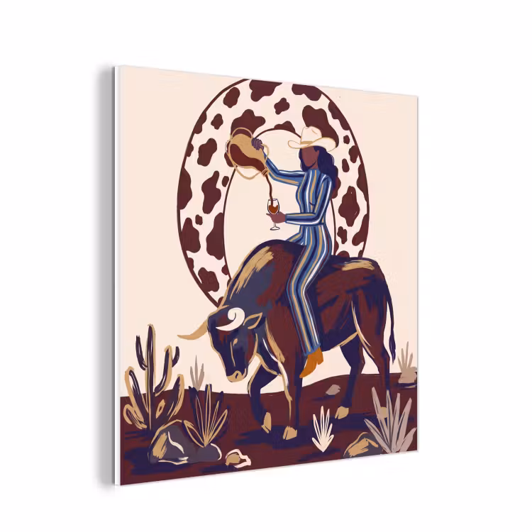 Forex - Mensen - Dieren - Cowboy - Abstract - Kleurrijk — 1