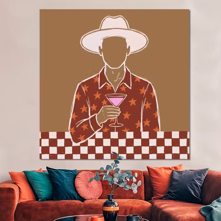 Forex - Mensen - Hoed - Cocktail - Abstract - Modern — 3