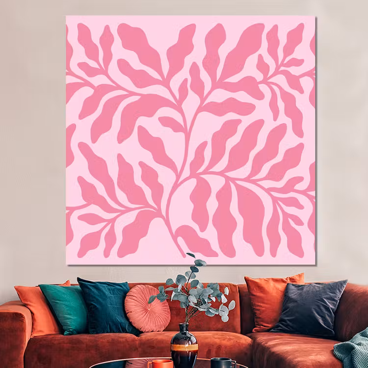 Forex - Planten - Organisch - Abstract - Modern - Roze — 3