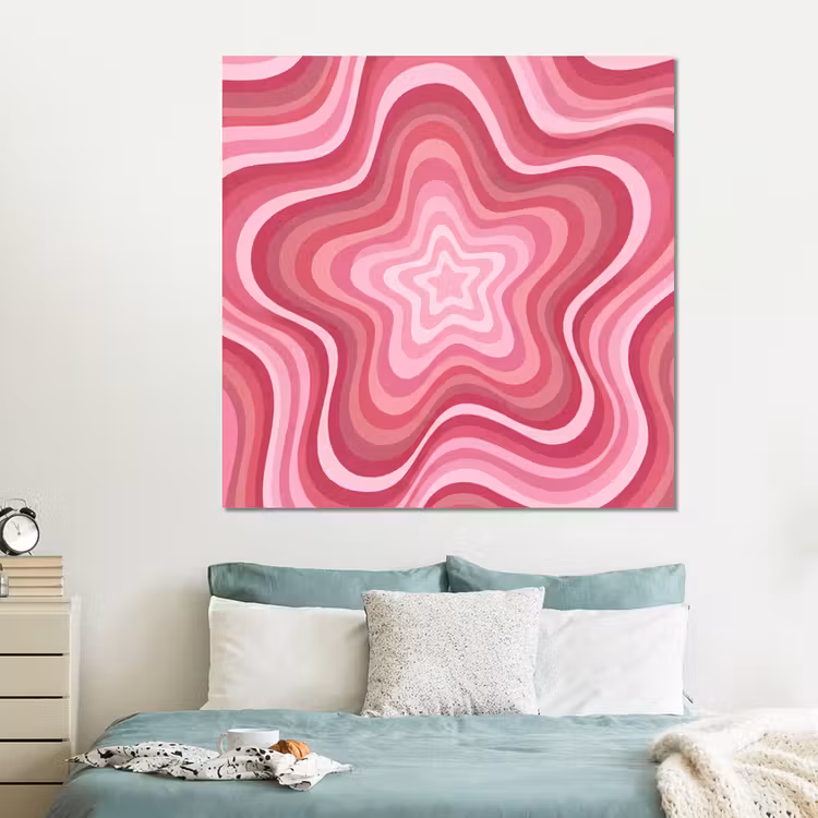 Forex - Ster - Golvend - Abstract - Roze — 2