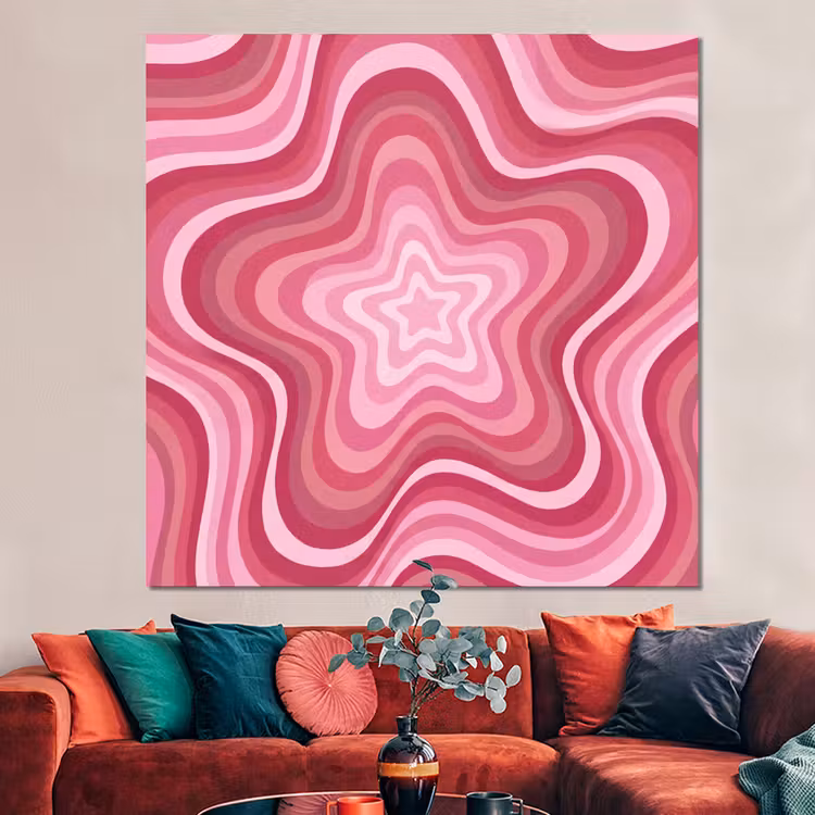 Forex - Ster - Golvend - Abstract - Roze — 3