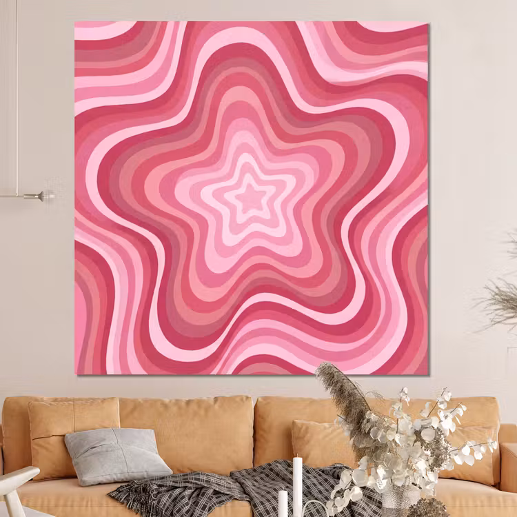 Forex - Ster - Golvend - Abstract - Roze — 4