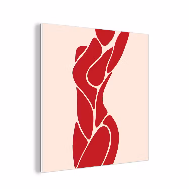 Forex - Vrouw - Figuur - Abstract - Modern - Rood — 1