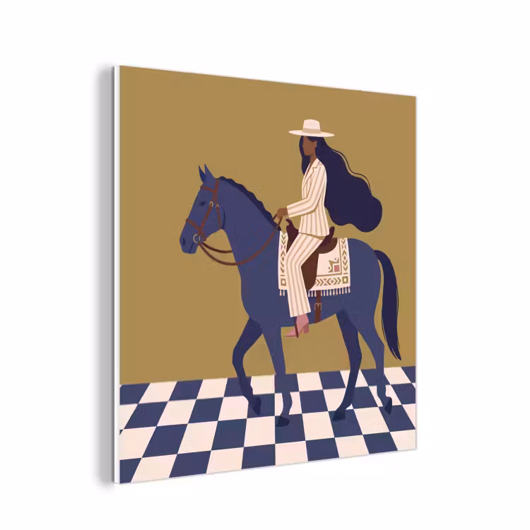 Forex - Vrouw - Paard - Rijden - Modern - Abstract — 1