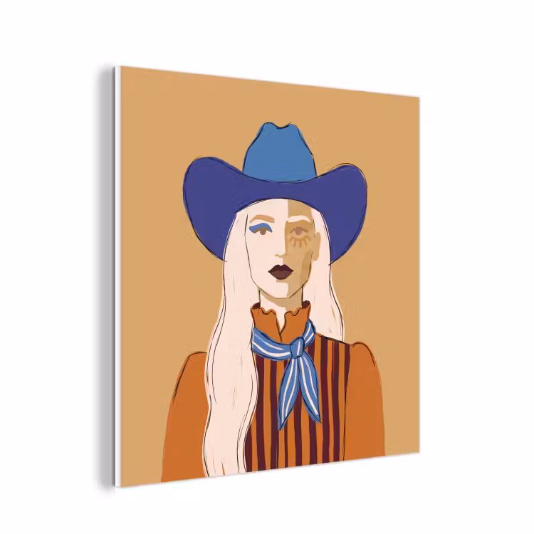 Forex - Vrouw - Portret - Abstract - Kleurrijk - Modern — 1