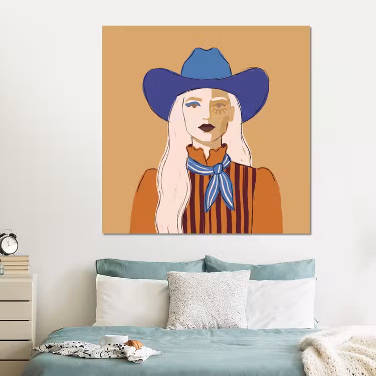Forex - Vrouw - Portret - Abstract - Kleurrijk - Modern — 2