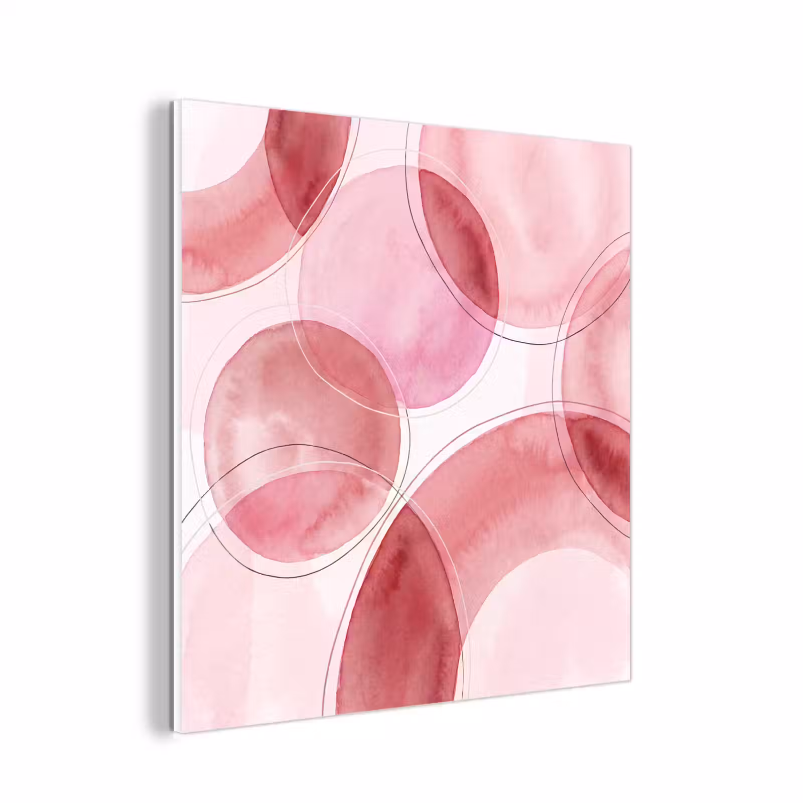 Forex - Abstract - Cirkels - Modern - Roze - Kunst — 1