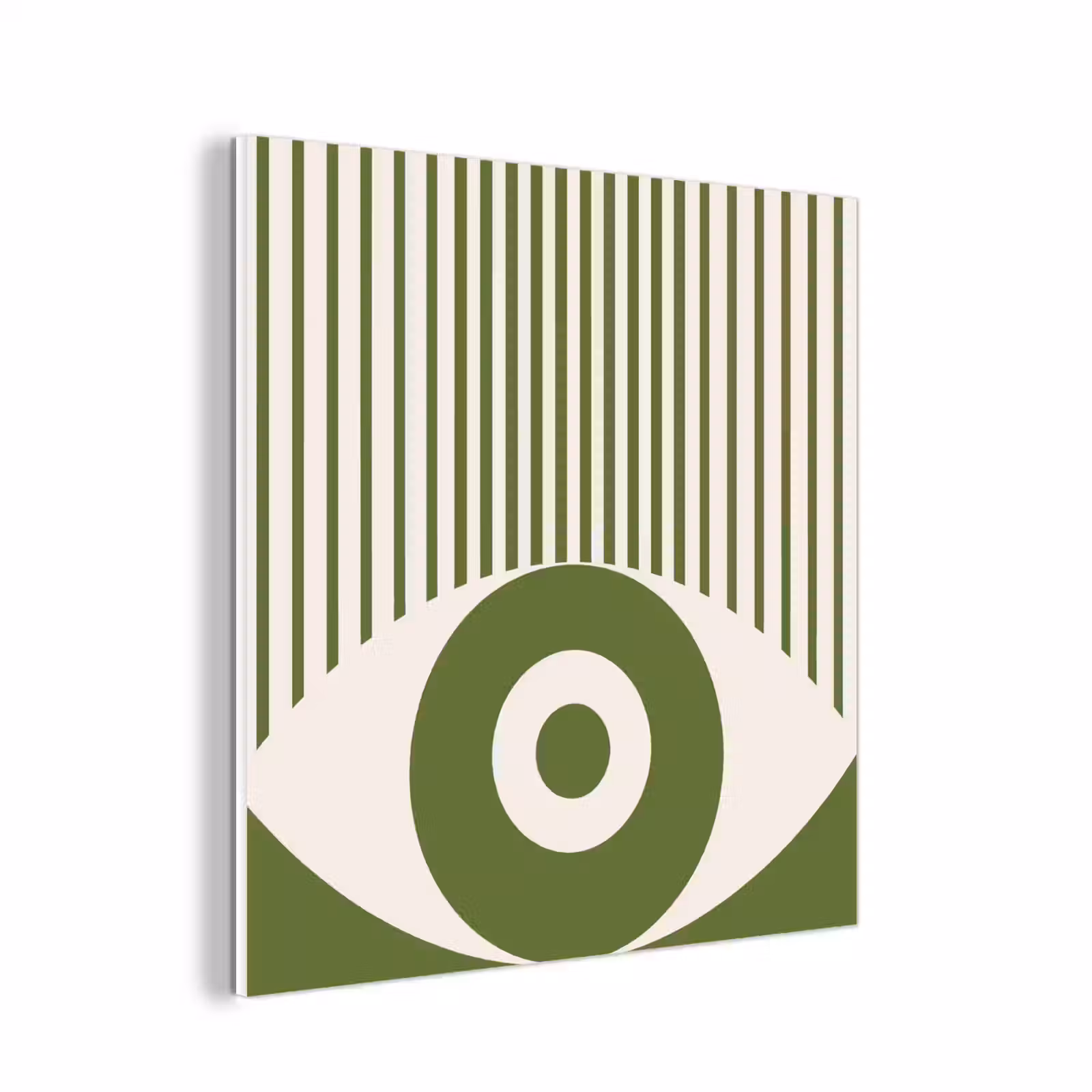 Forex - Abstract - Oog - Strepen - Modern - Groen — 1