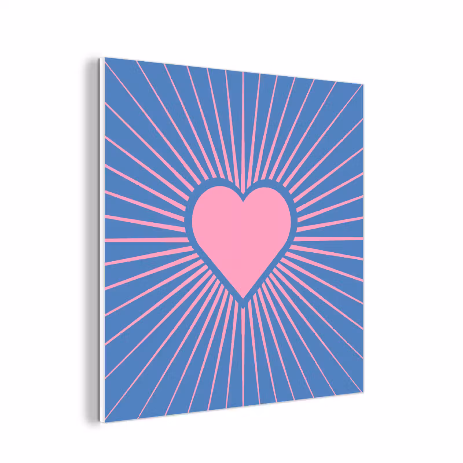 Forex - Hart - Stralen - Liefde - Modern - Roze — 1