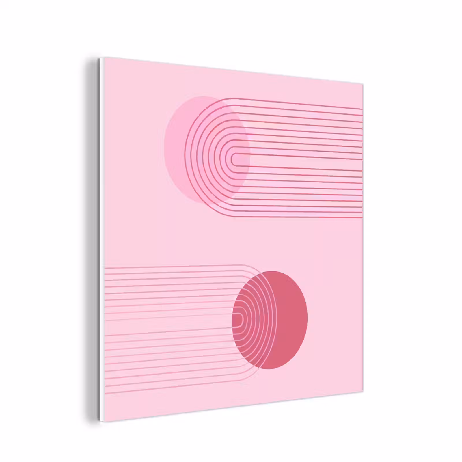 Forex - Vormen - Lijnen - Minimalistisch - Roze — 1
