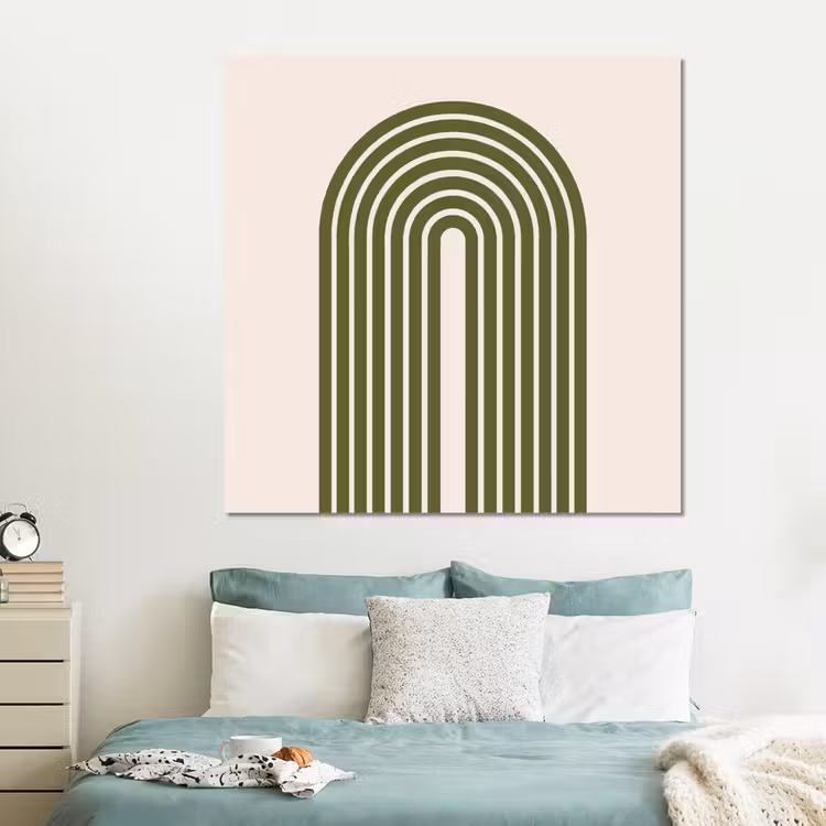 Forex - Abstract - Bogen - Modern - Groen - Kunst — 2