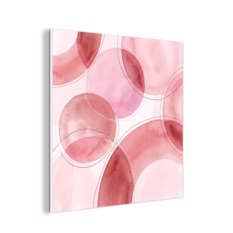 Forex - Abstract - Cirkels - Modern - Roze - Kunst — 1