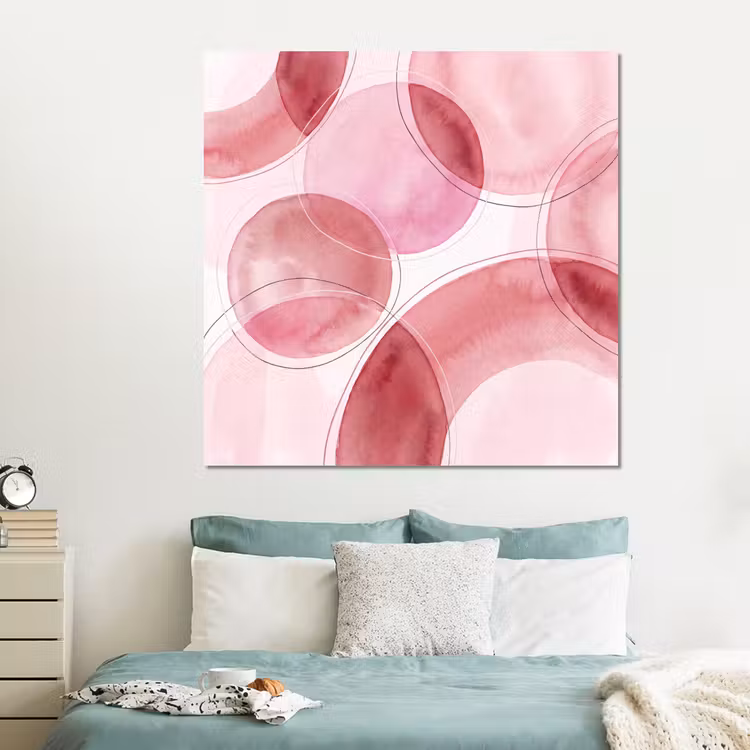 Forex - Abstract - Cirkels - Modern - Roze - Kunst — 2