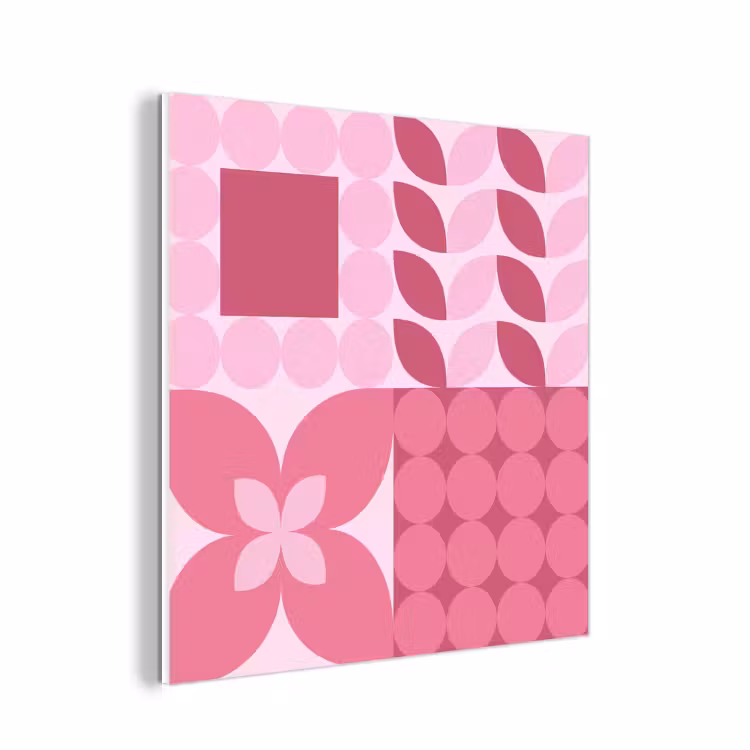 Forex - Abstract - Geometrisch - Patroon - Modern - Roze — 1