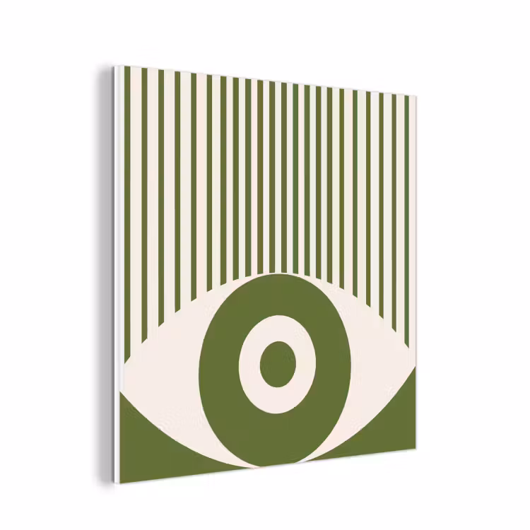 Forex - Abstract - Oog - Strepen - Modern - Groen — 1