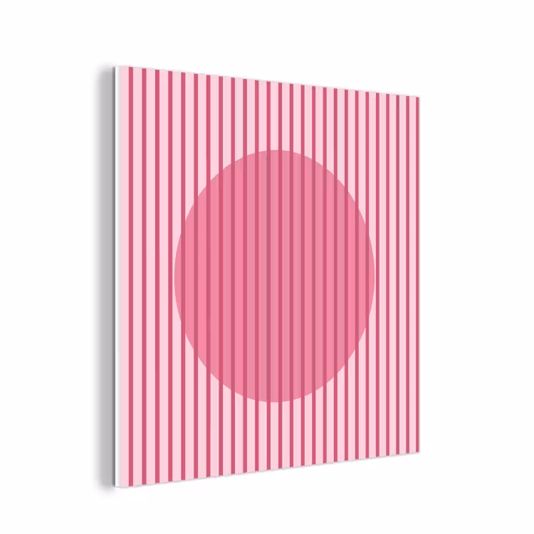 Forex - Abstract - Strepen - Ovaal - Roze - Modern — 1