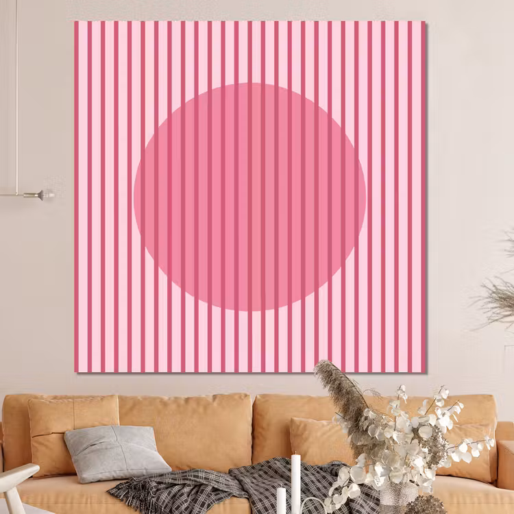 Forex - Abstract - Strepen - Ovaal - Roze - Modern — 4