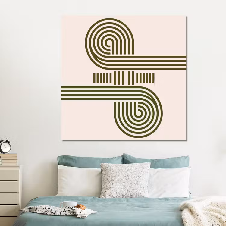 Forex - Abstract - Vormen - Modern - Groen — 2