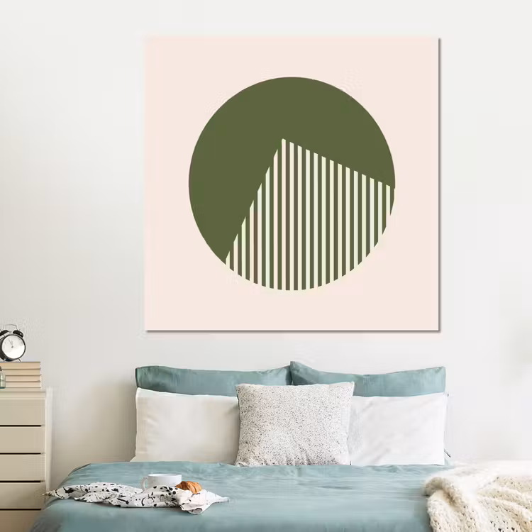 Forex - Cirkel - Strepen - Geometrisch - Abstract - Groen — 2