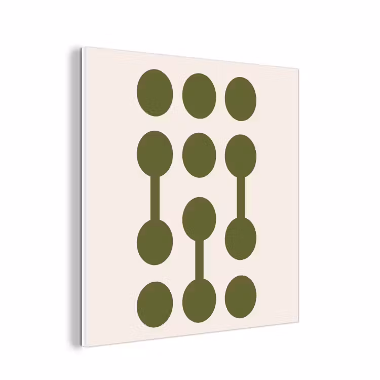 Forex - Cirkels - Geometrisch - Abstract - Modern - Groen — 1