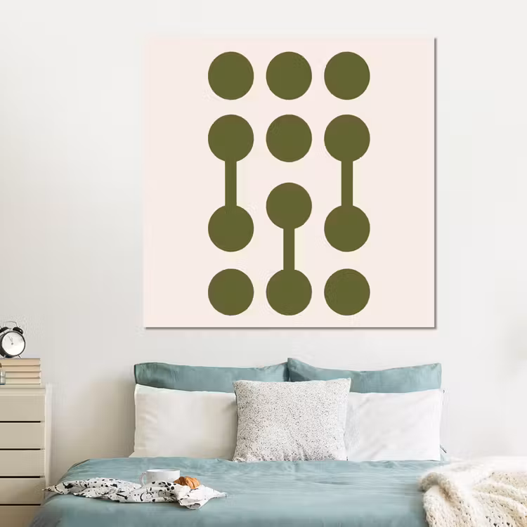 Forex - Cirkels - Geometrisch - Abstract - Modern - Groen — 2