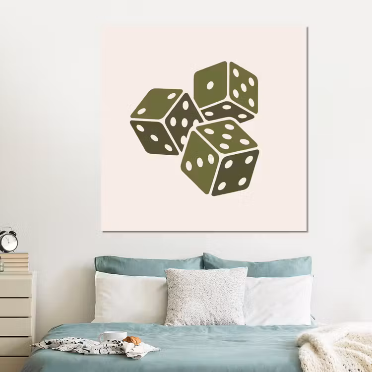Forex - Dobbelsteen - Spel - Groen - Abstract — 2
