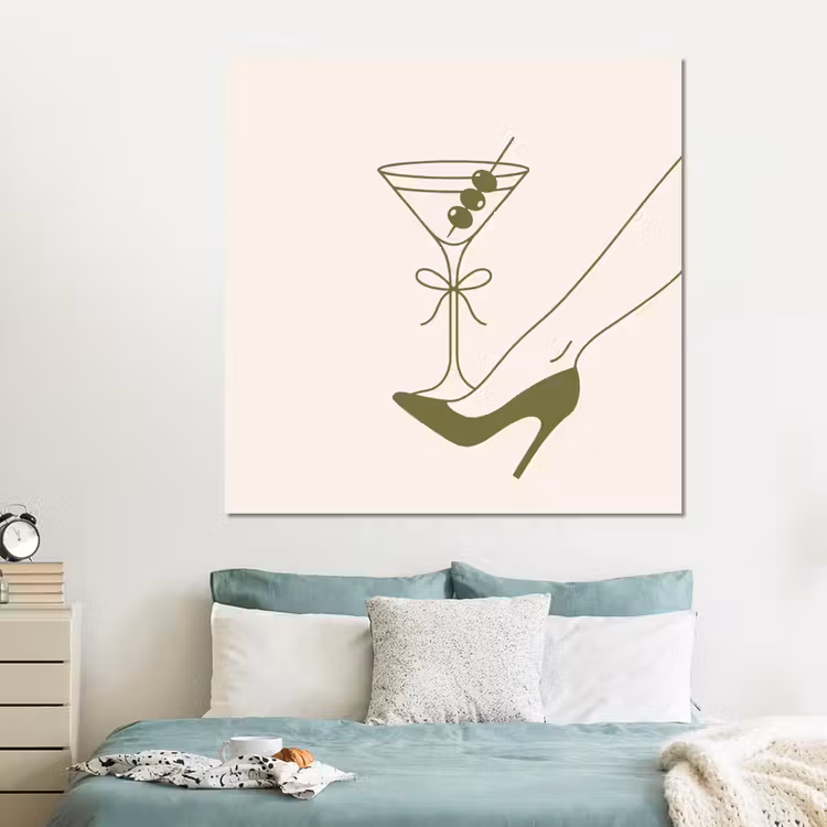 Forex - Drank - Martini - Hoge hak - Mode - Groen — 2
