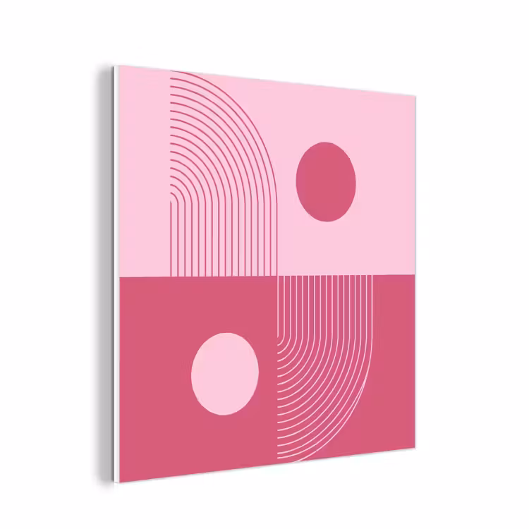 Forex - Geometrie - Patroon - Abstract - Roze - Modern — 1